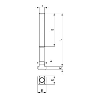 AMF Sede di nodo sferico, DIN 6319 D, fosfatata, forma G