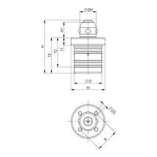 AMF Senkrecht-Spanner 6800 Gr. 0