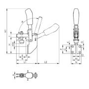 AMF Senkrecht-Spanner 6803 Gr. 3-3