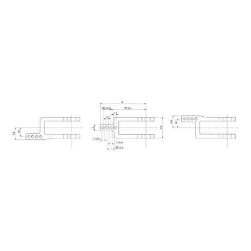 AMF Spannarm Nr.6828SP SPL-40 Stahl