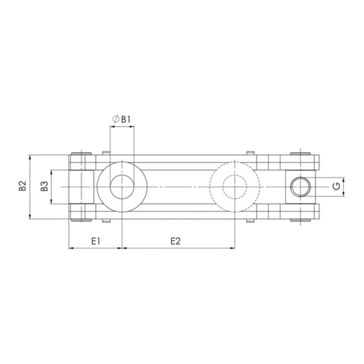 AMF Spanneisen 6311 Leichtbau für T-Nuten 36, 42 mm Länge 315 mm