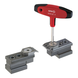 AMF Spanneisen DIN 6316 einfach gekröpft Nut 18 mm Länge 160 mm