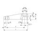 AMF Spanneisen DIN 6316 einfach gekröpft Nut 22 mm Länge 160 mm-5