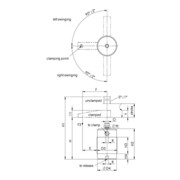 AMF Spanneisen Nr. 6316, einfach gekröpft
