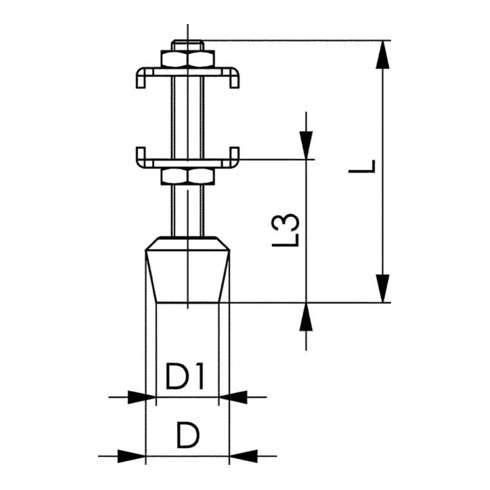 AMF Spannpratze Nr. 6321