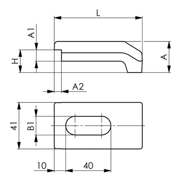AMF Spannpratze Nr.6325 125 geschmiedet f.Maschinenschraubstöcke Paar
