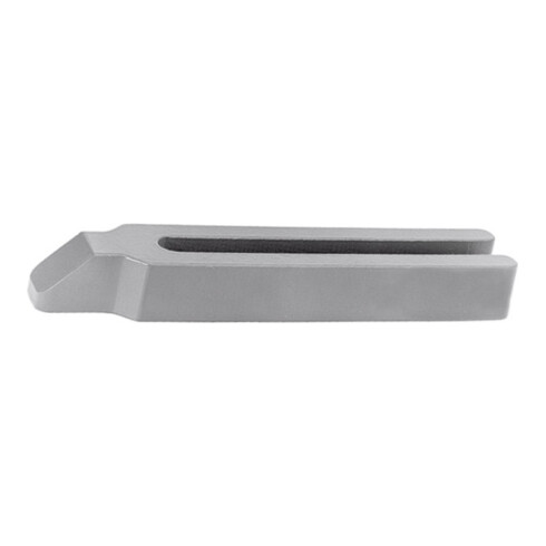 AMF Staffa di bloccaggio a forcella con nasello, DIN 6315 GN, Larghezza Fessura x Lunghezza Totale=33 x 315mm