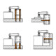 AMF Morsetto a forcella DIN 6315B, smussato-4