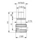 DIN 6379 AMF Stiftschraube, Stahl 10.9, blank-5