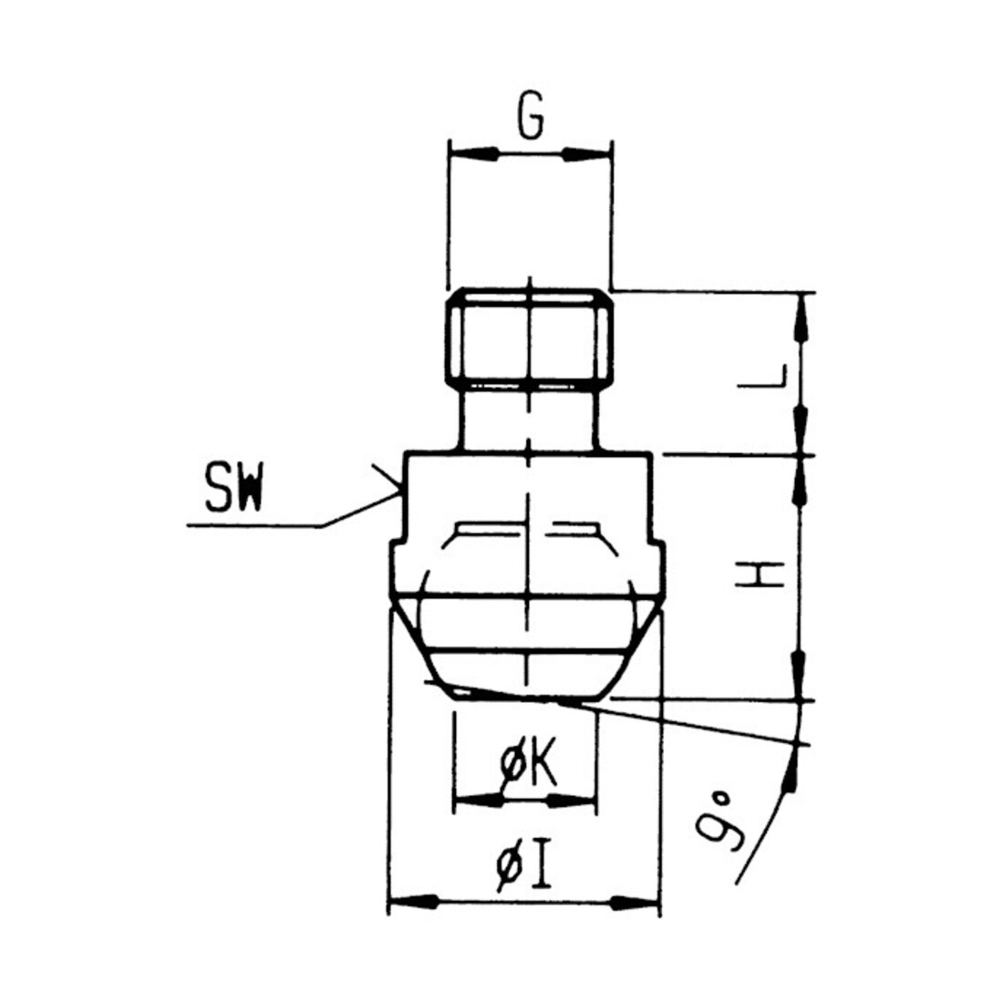 AMF Stufenpratze Nr. 7000 Gr. 0x14mm