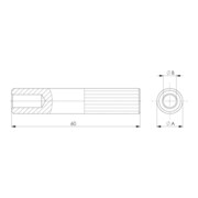 AMF T-groefbout (10.9. / 8.8.) compleet, Type: 141280-4