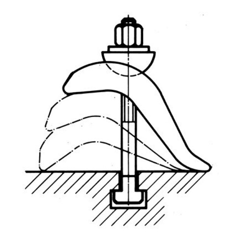 AMF T-Nutenschraube DIN787K8 M24x28x100 vergütet auf 8.8 m.Mutter u.Scheibe