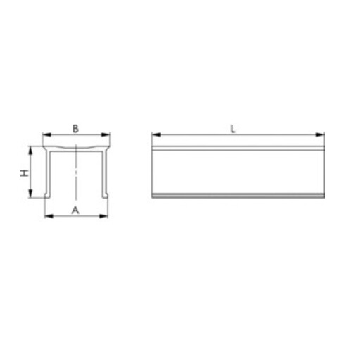 Fixation de l'écrou pour rainure en T AMF n° 6322A