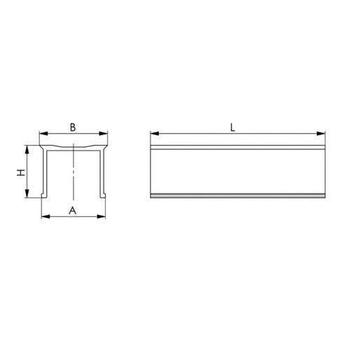 Fixation de l'écrou pour rainure en T AMF n° 6322A