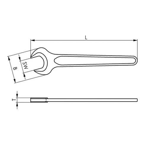 AMF Taquet libre, rectifié pour l’ajustage 12/12 mm