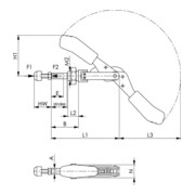 AMF Tendeur de force 3 niveaux 7630-49 M20x22