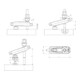 AMF Tendeur de force 3 niveaux 7630-49 M20x22-4