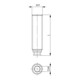AMF Tendeur de force réglable 7600-22 M10x12-5