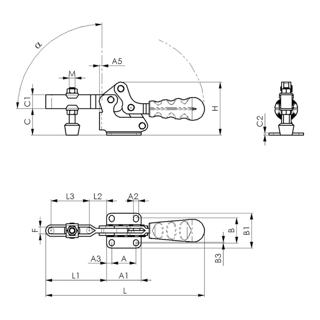 AMF Tendeur horizontal Gr. 2