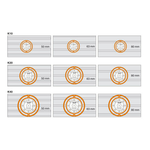 AMF Tendeur vertical 6802 Taille 5