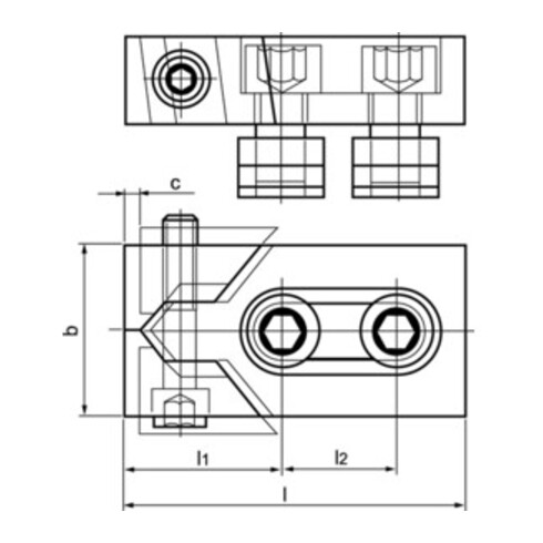 AMF Tiefspannbacke Bulle,Nr. 6490 30mm M24