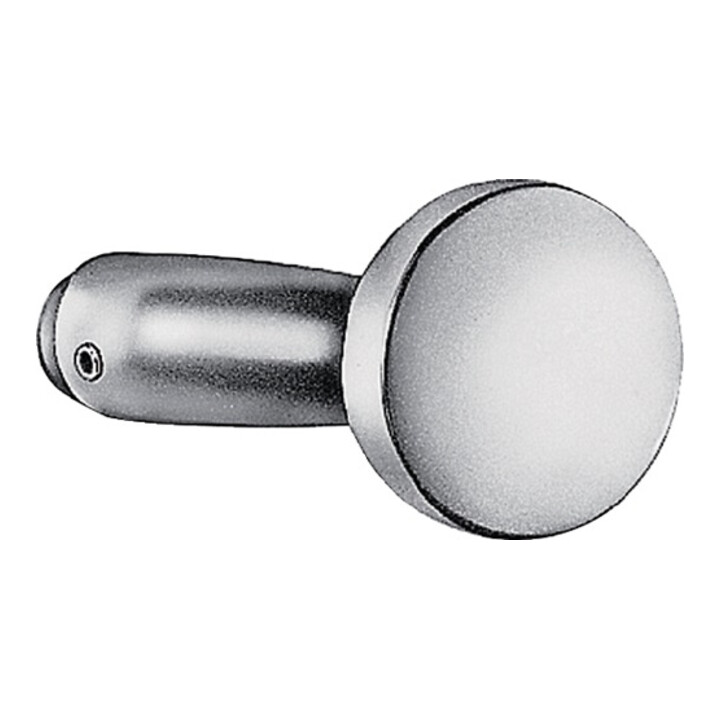 AMF Türknopf-Lochteil 478L D.60mm Leichtmetall F1 silberfarbig runde Form