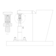 Vérin AMF Avec partie inférieure en aluminium