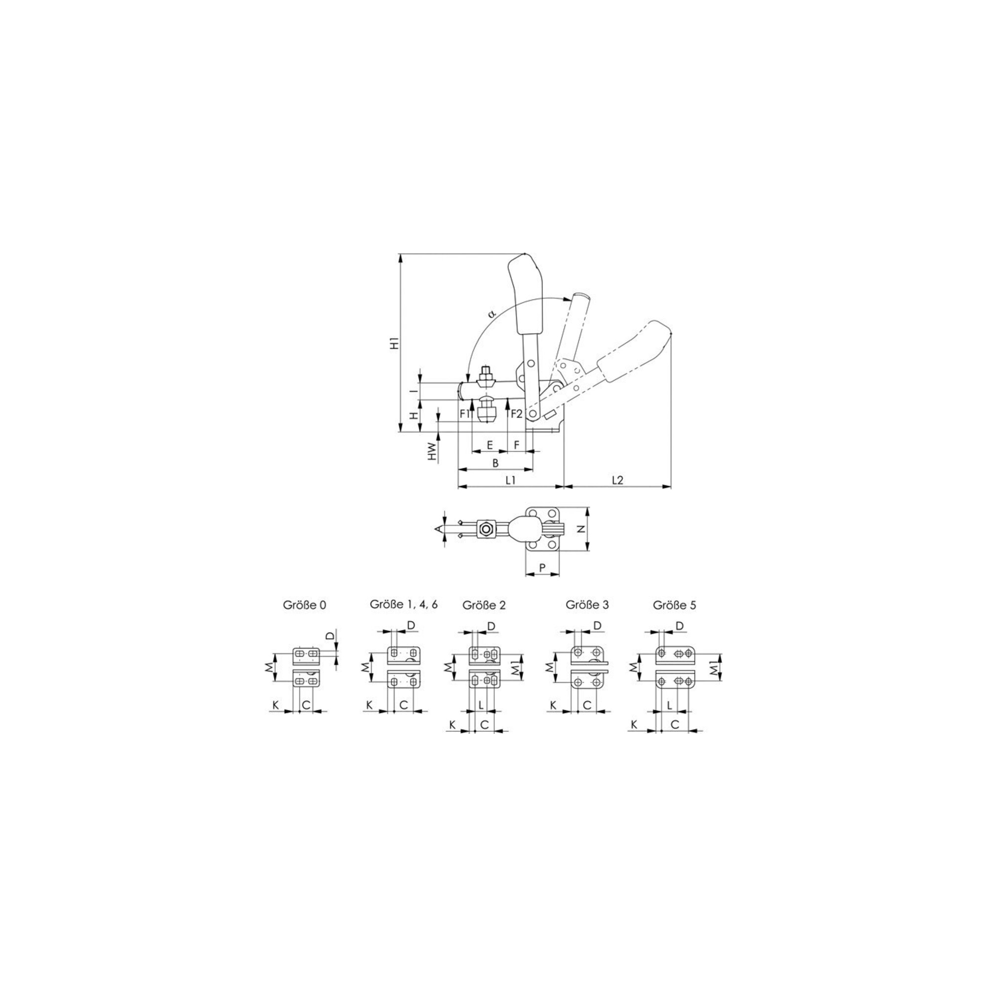 AMF Verschlusspanner Gr. 3 Typ 6848 H