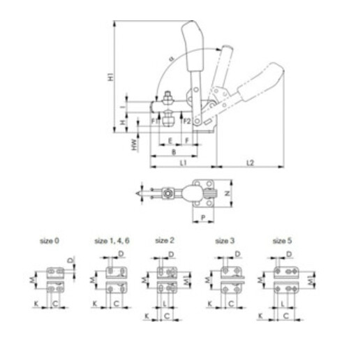AMF Verschlussspanner mit Spannhaken 5