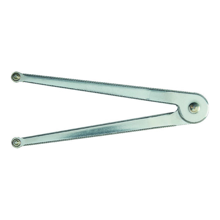AMF Verstelbare pensleutel recht, edelstaal, Nominale pen-⌀: 3 mm