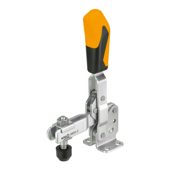 AMF Verticale spanner met horizontale voet, roestvrij, Type: 2