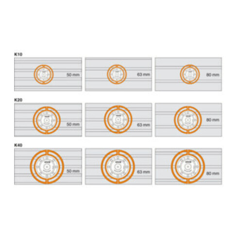 AMF Verticale klem, verticale voet, nr. 6802