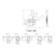 AMF Verticale spanner met verticale voet, Type: 3