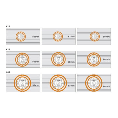 AMF Verticale klem, verticale voet, nr. 6802