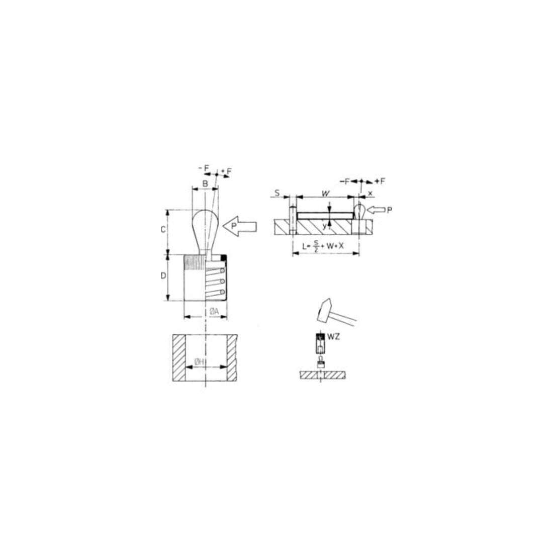 AMF Vite per cave a T, 10.9./8.8., completa, Modello: 101063