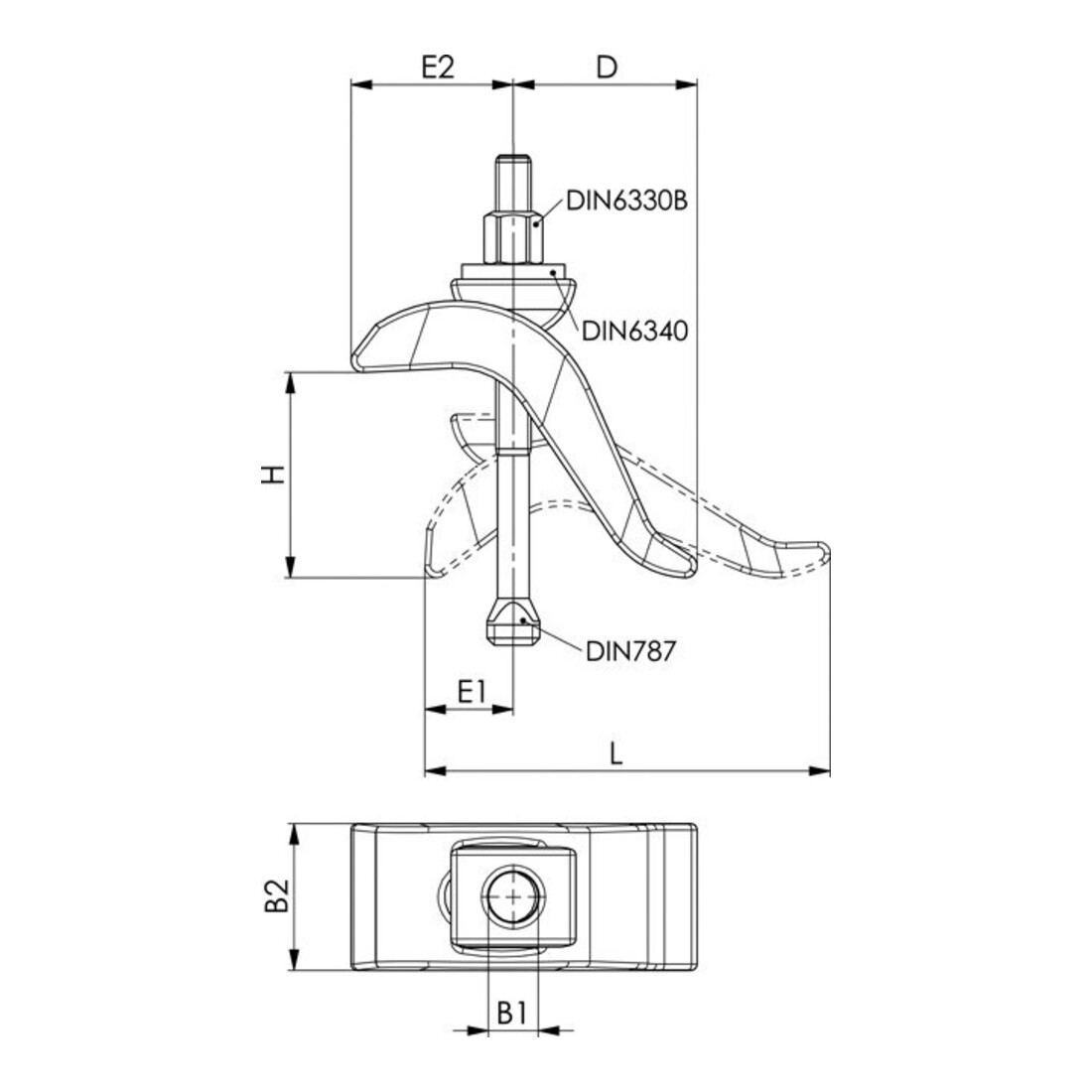 AMF Vite per cave a T, 10.9./8.8., completa, Modello: 2824160