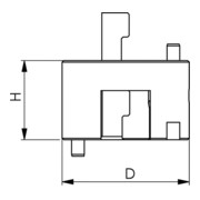 AMF Zwischenelement Nr. 6417Z Gr. 25-4