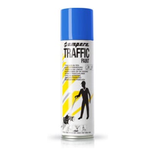 AMPERE TRAFFIC PAINT Bodenmarkierspray Traffic Paint 500ml blau