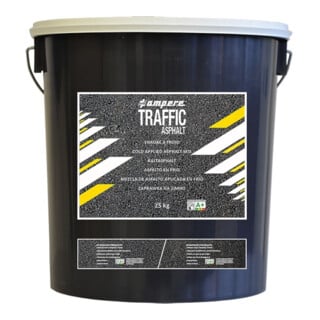 AMPERE TRAFFIC PAINT Ein-Komponenten Kaltasphalt 25kg Eimer Traffic Asphalt