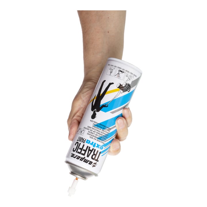AMPERE TRAFFIC PAINT Spray de marquage au sol Traffic Extra 500ml jaune