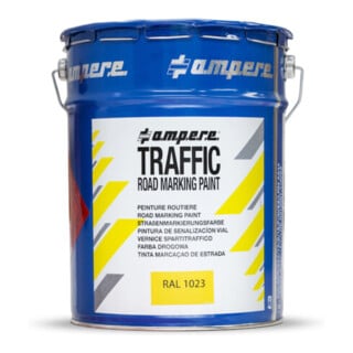 AMPERE TRAFFIC PAINT Straßenmarkierungsfarbe Traffic Paint 5kg gelb Road Marking Paint