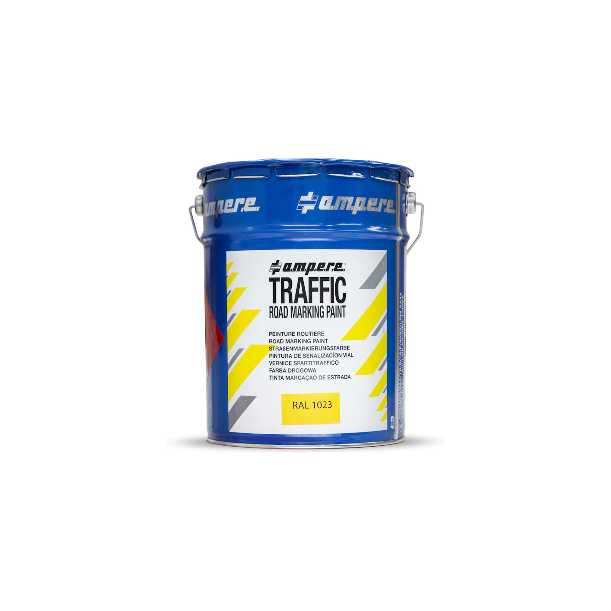 AMPERE TRAFFIC PAINT Straßenmarkierungsfarbe Traffic Paint 5kg schwarz ; A.M.P.E.R.E
