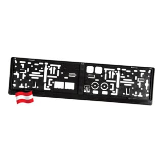 Amplificateur de plaque d'immatriculation Eichner Autriche, impression personnalisée