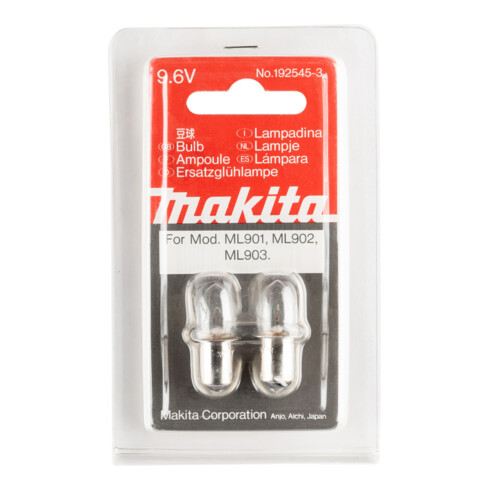 Ampoule Makita 9,6V 2 pièces (192545-3)