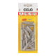 CELO Cheville standard avec vis F 12 SKS