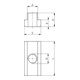 Andreas Maier Écrous pour rainures en T 508L-M30X36 forme longue trempés qualité 10