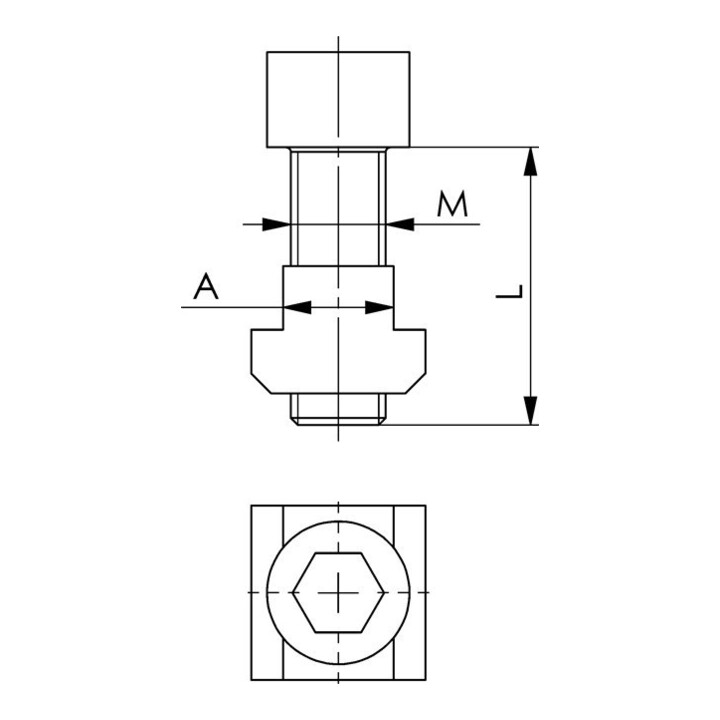 Andreas Maier Fixation T- Nuten 6541-M16x18