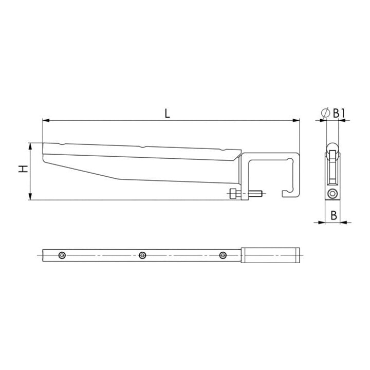 Andreas Maier Halter für Spanneisen 6470H-2