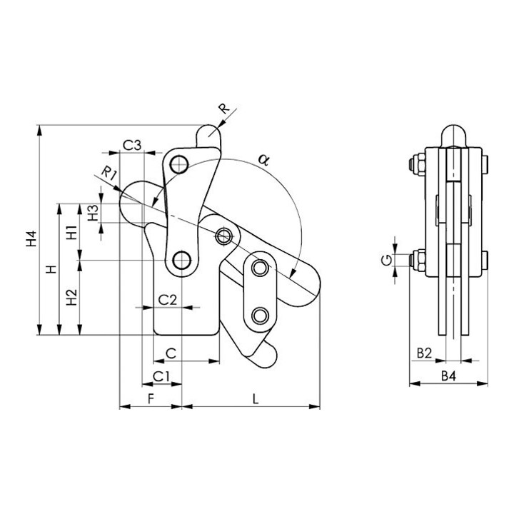 Andreas Maier Moduleur 6810P taille 2 brunie pied vertical