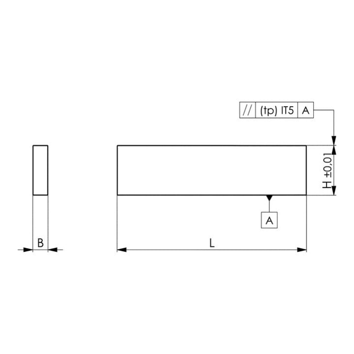 Andreas Maier Parallelunterlagen Paar 125mm 6348PV-10 Präzision